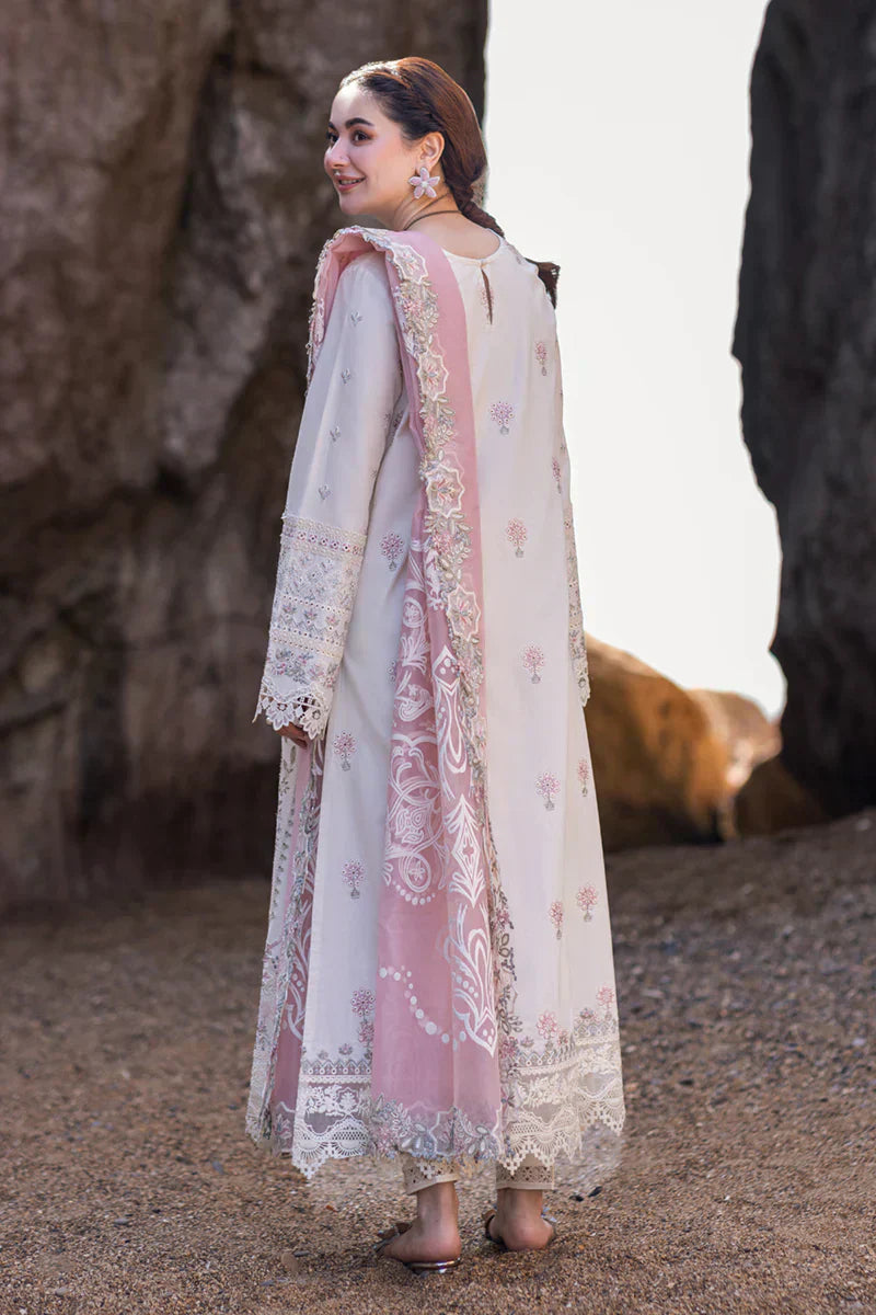 Qalamkar | Sahil Kinare Luxury Lawn | FP-13 MELEK - Ladies Clothes - Maria Faisal