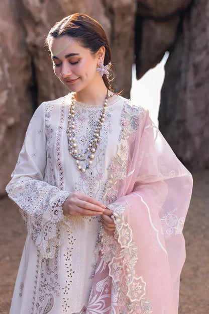 Qalamkar | Sahil Kinare Luxury Lawn | FP-13 MELEK - Ladies Clothes - Maria Faisal