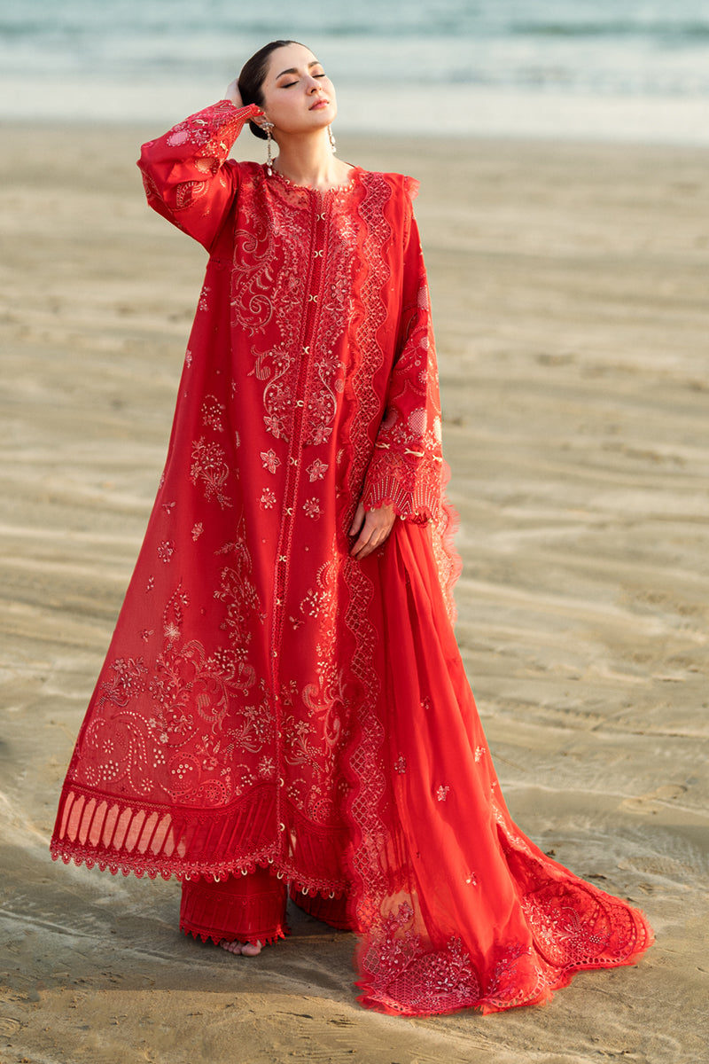 Qalamkar | Sahil Luxury Lawn | FK-07 BELLA - Ladies Clothes 
