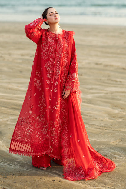 Qalamkar | Sahil Luxury Lawn | FK-07 BELLA - Ladies Clothes 