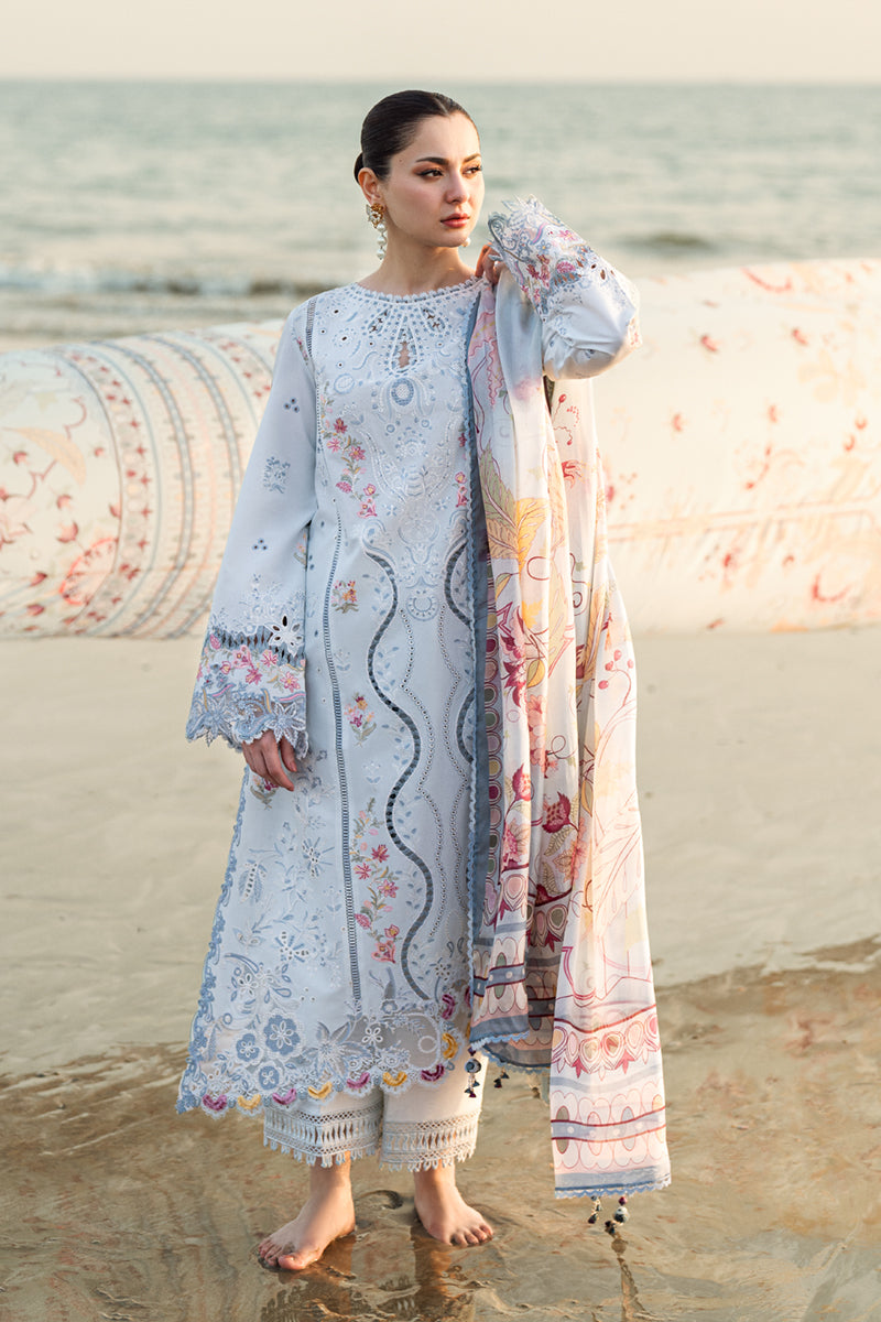 Qalamkar | Sahil Luxury Lawn | FK-02 ISABELLA - Ladies Clothes 