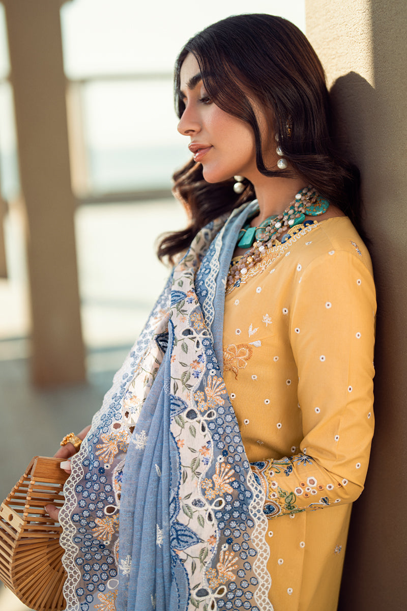 Qalamkar | Sahil Luxury Lawn | FK-06 NATALIE - Ladies Clothes 