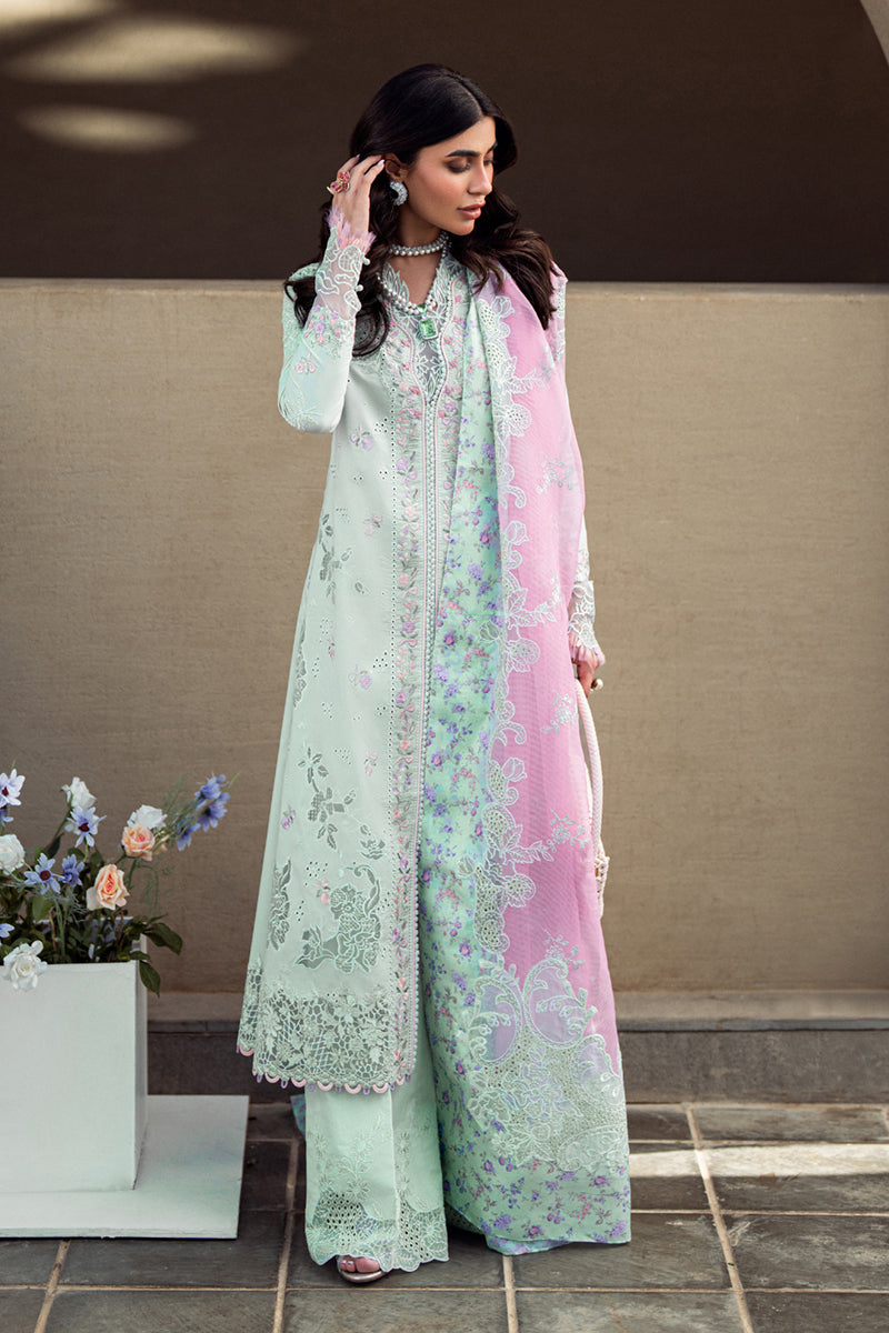 Qalamkar | Sahil Luxury Lawn | FK-04 CHLOE - Ladies Clothes 