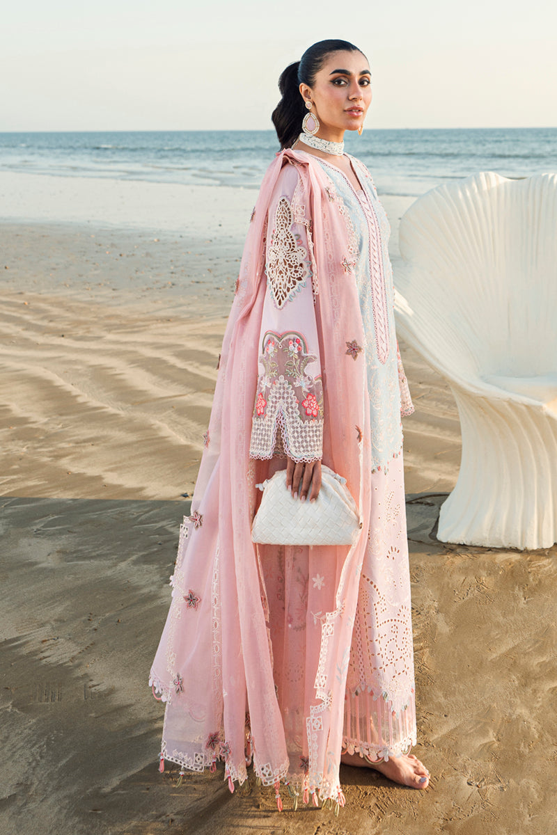 Qalamkar | Sahil Luxury Lawn | FK-08 REEM - Ladies Clothes 