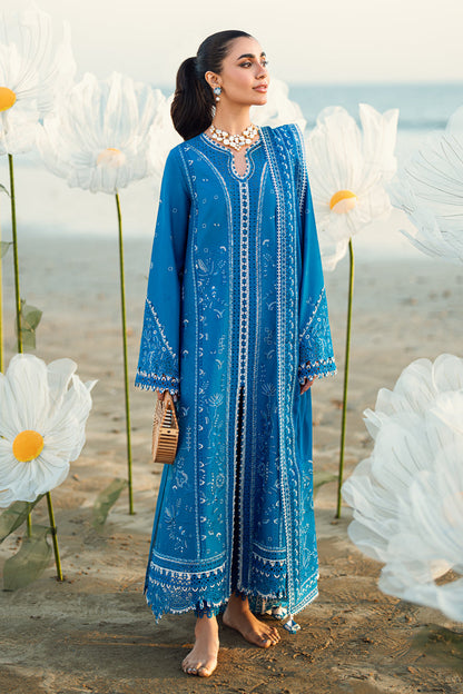 Qalamkar | Sahil Luxury Lawn | FK-03 VICTORIA - Ladies Clothes 