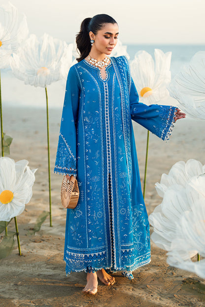 Qalamkar | Sahil Luxury Lawn | FK-03 VICTORIA - Ladies Clothes 