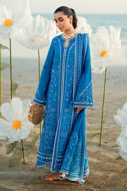 Qalamkar | Sahil Luxury Lawn | FK-03 VICTORIA - Ladies Clothes 
