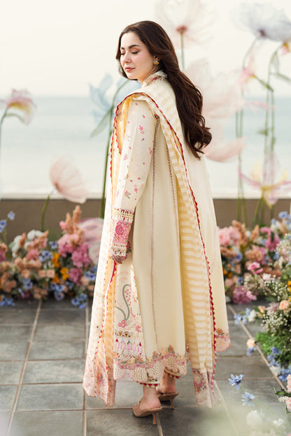 Qalamkar | Sahil Luxury Lawn | FK-14 SCARLETT - Ladies Clothes 