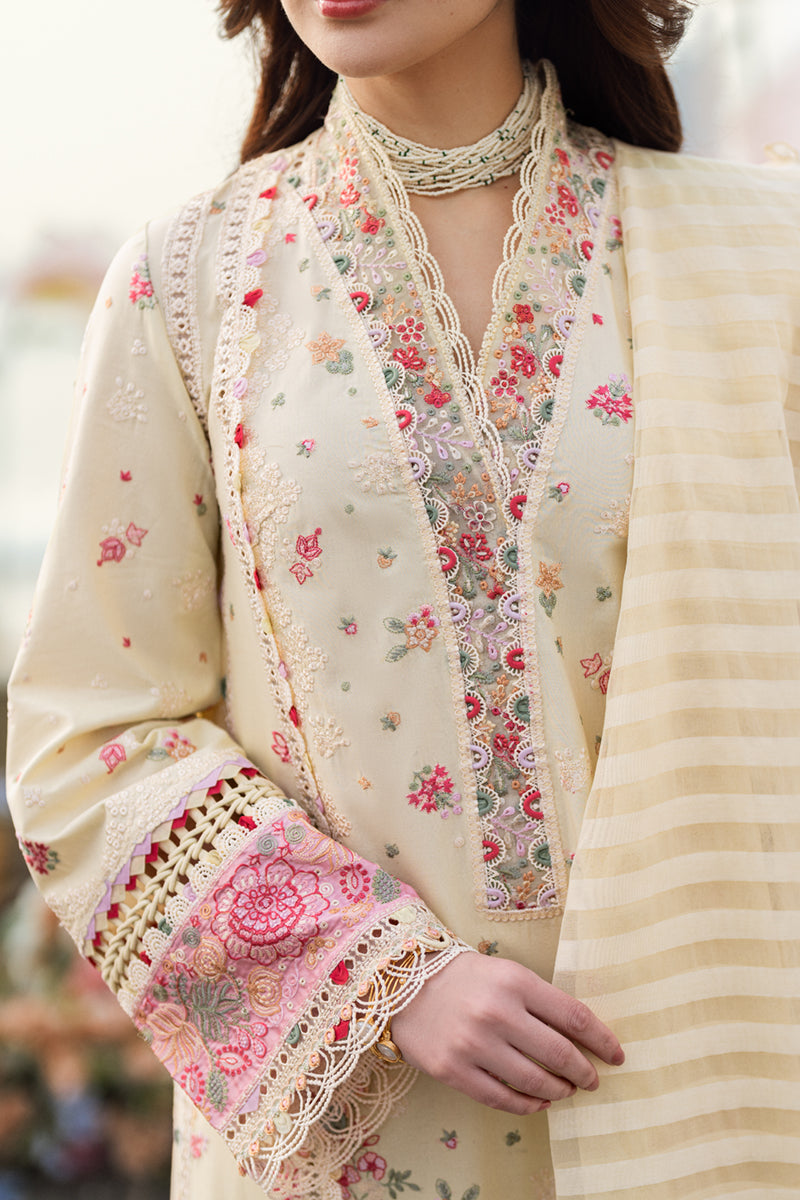 Qalamkar | Sahil Luxury Lawn | FK-14 SCARLETT - Ladies Clothes 