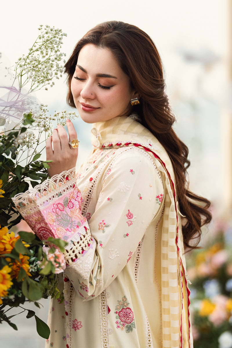 Qalamkar | Sahil Luxury Lawn | FK-14 SCARLETT - Ladies Clothes 