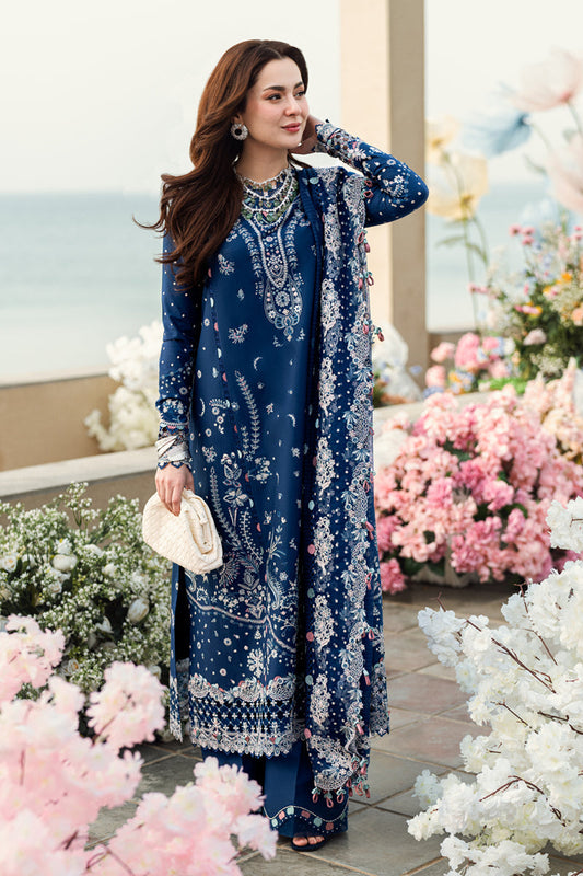 Qalamkar | Sahil Luxury Lawn | FK-05 AURORA - Ladies Clothes 