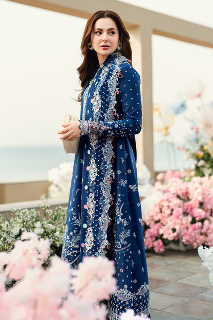 Qalamkar | Sahil Luxury Lawn | FK-05 AURORA - Ladies Clothes 
