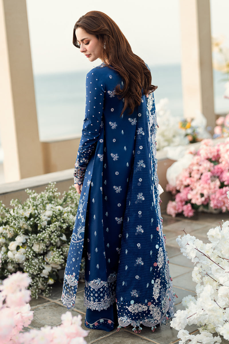 Qalamkar | Sahil Luxury Lawn | FK-05 AURORA - Ladies Clothes 