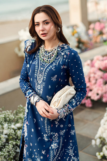 Qalamkar | Sahil Luxury Lawn | FK-05 AURORA - Ladies Clothes 