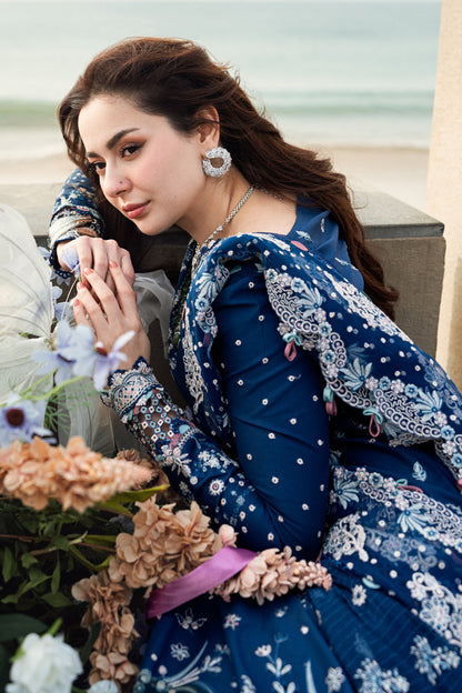 Qalamkar | Sahil Luxury Lawn | FK-05 AURORA - Ladies Clothes 