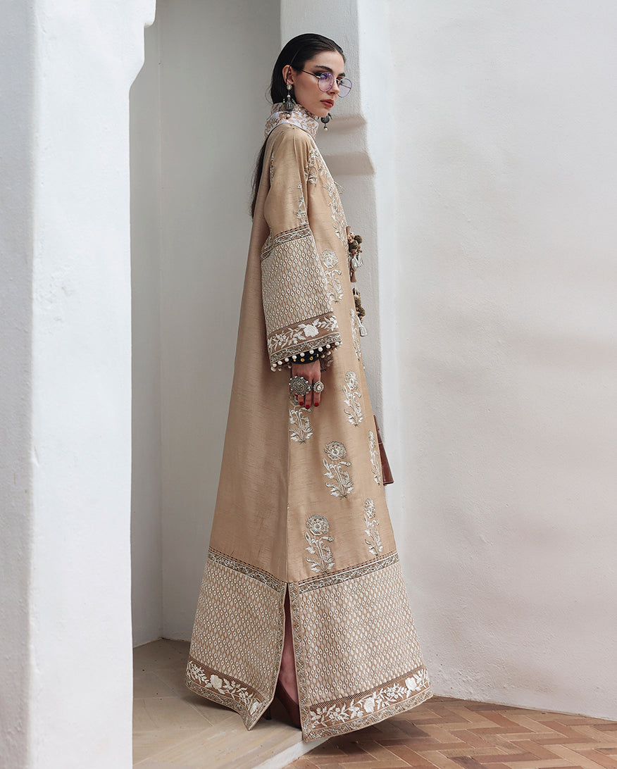 Mushq | Nuvera Rawsilk | Queen's Promise - Luxury Dress - available at Maria Faisal in UK and USA.