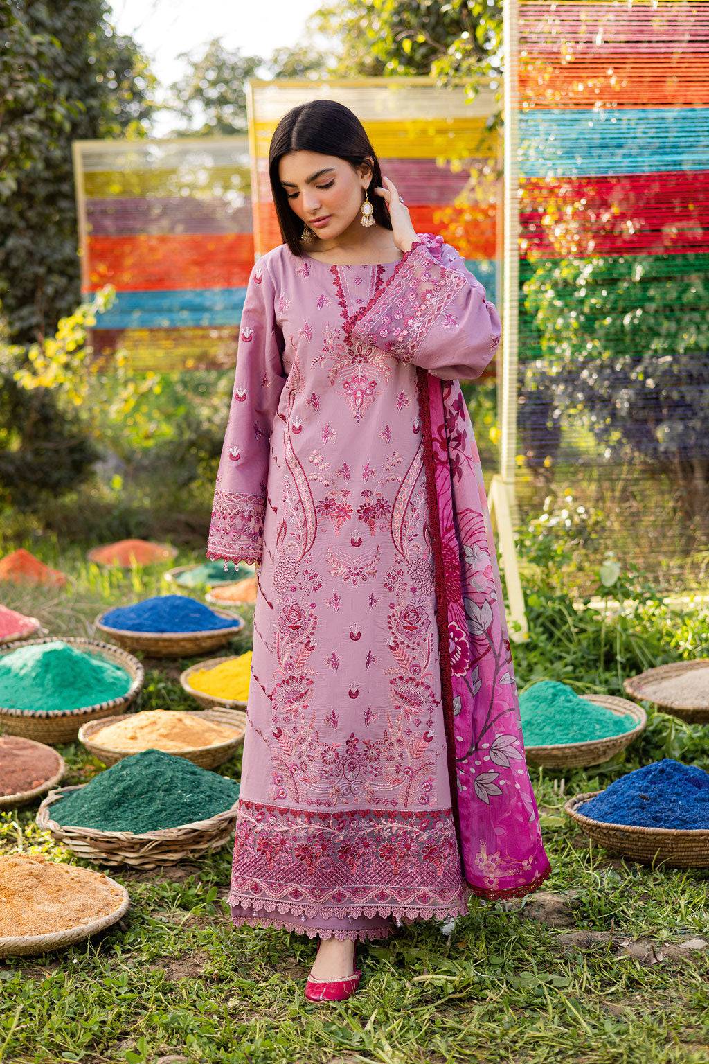 Ramsha | Riwayat Lawn Collection | Y-1209 by Maria Faisal - Registered Vendor of : Ramsha - type : Ladies Clothes - 100% original wedding dresses