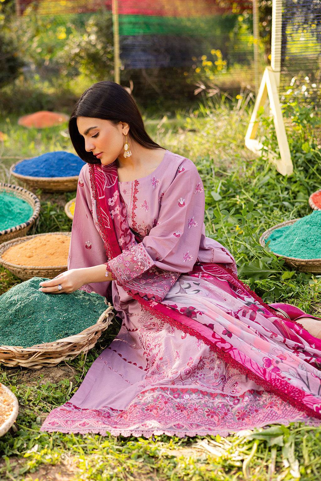 Ramsha | Riwayat Lawn Collection | Y-1209 by Maria Faisal - Registered Vendor of : Ramsha - type : Ladies Clothes - 100% original wedding dresses