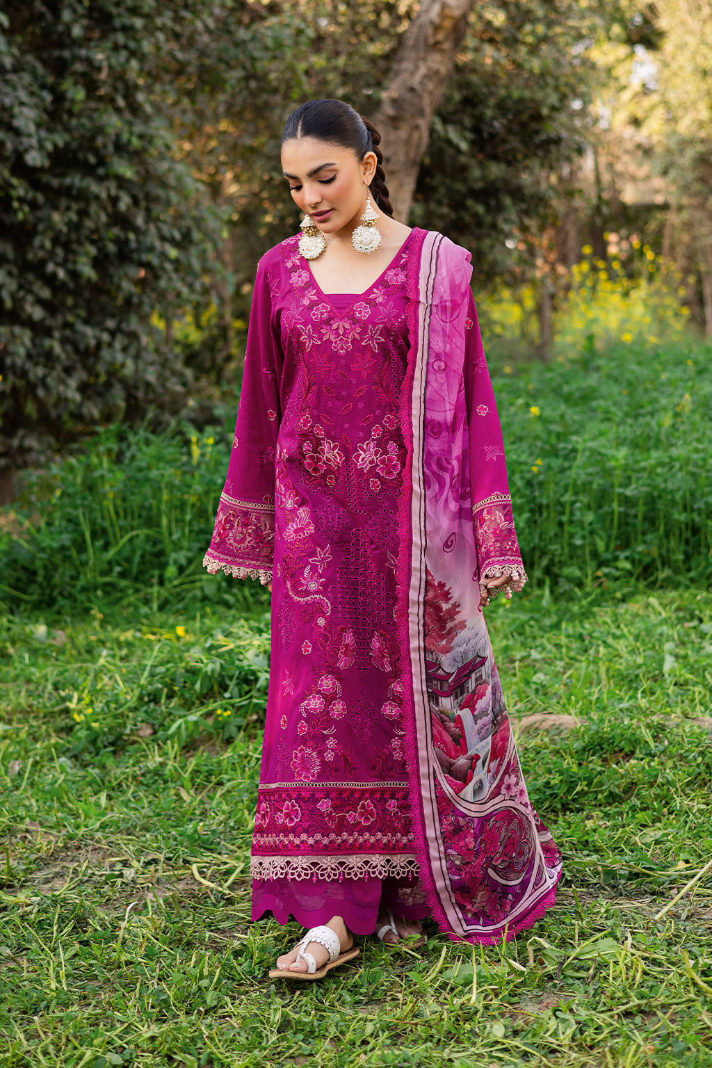 Ramsha | Riwayat Lawn Collection | Y-1202 - Ladies Clothes - Maria Faisal