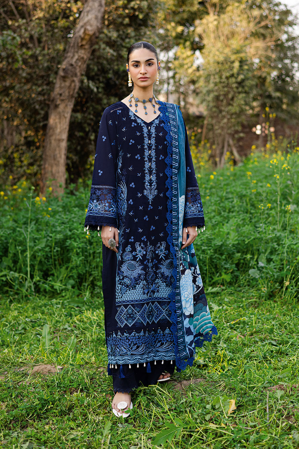 Ramsha | Riwayat Lawn Collection | Y-1203 - Ladies Clothes - Maria Faisal