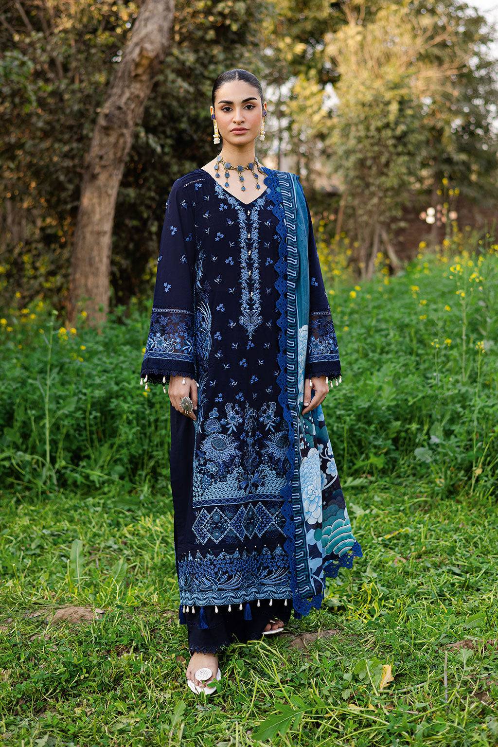 Ramsha | Riwayat Lawn Collection | Y-1203 by Maria Faisal - Registered Vendor of : Ramsha - type : Ladies Clothes - 100% original wedding dresses