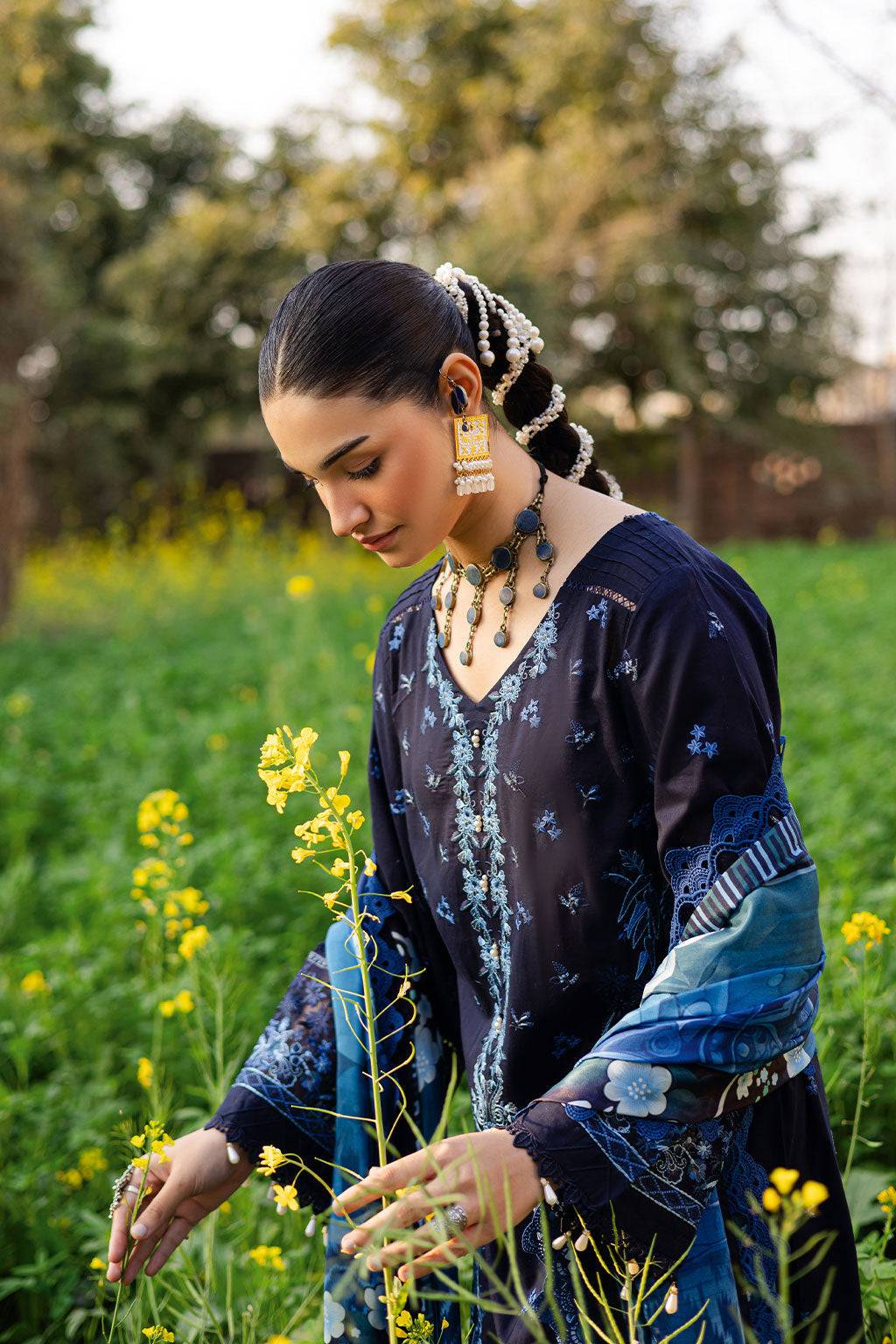 Ramsha | Riwayat Lawn Collection | Y-1203 by Maria Faisal - Registered Vendor of : Ramsha - type : Ladies Clothes - 100% original wedding dresses