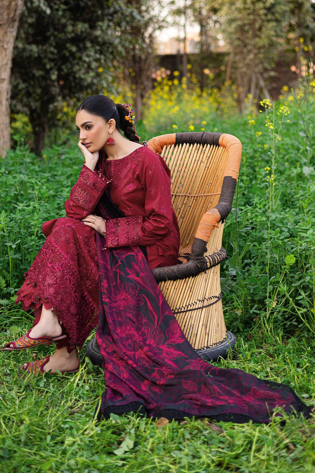 Ramsha | Riwayat Lawn Collection | Y-1204 by Maria Faisal - Registered Vendor of : Ramsha - type : Ladies Clothes - 100% original wedding dresses