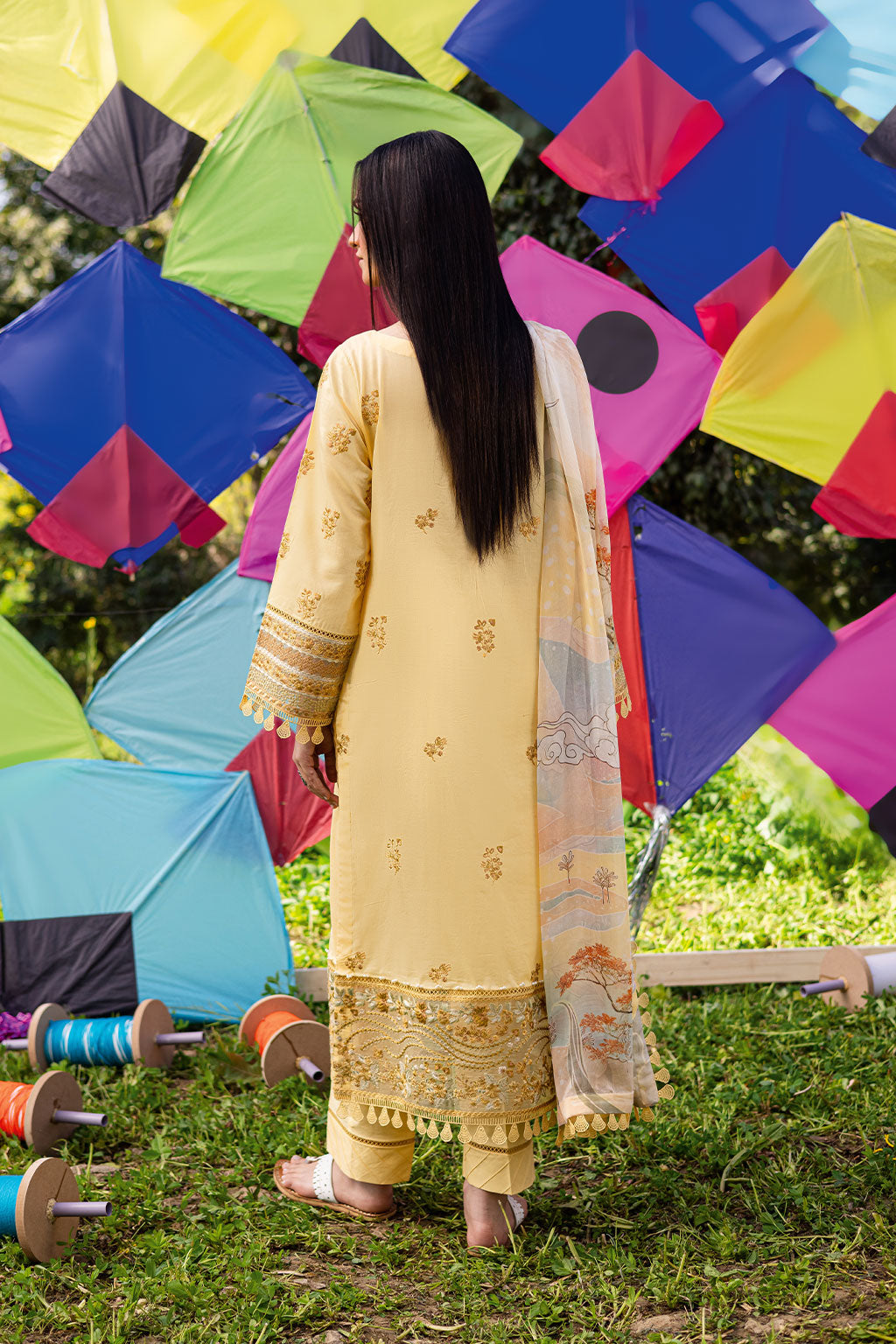 Ramsha | Riwayat Lawn Collection | Y-1207 - Ladies Clothes - Maria Faisal