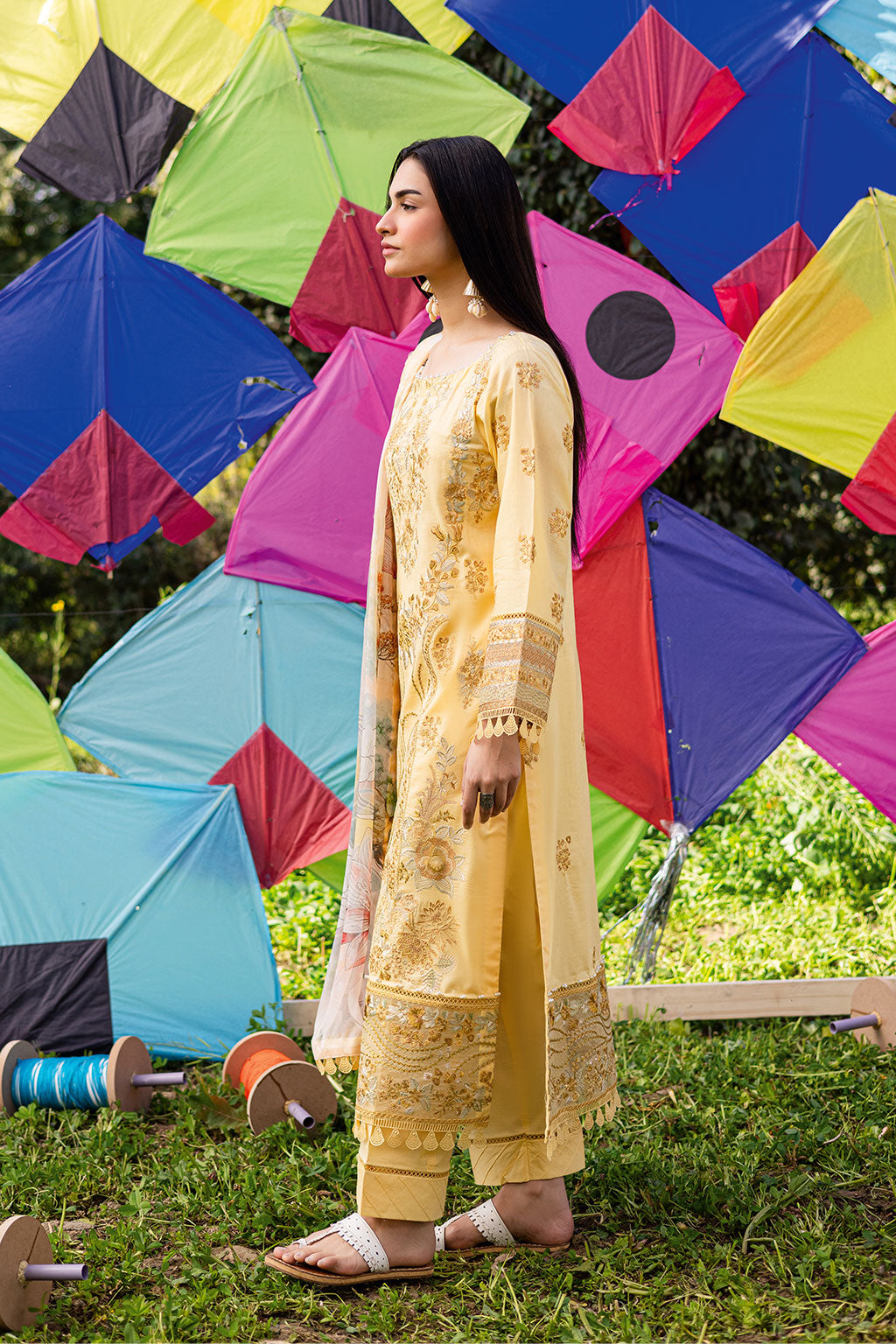 Ramsha | Riwayat Lawn Collection | Y-1207 - Ladies Clothes - Maria Faisal