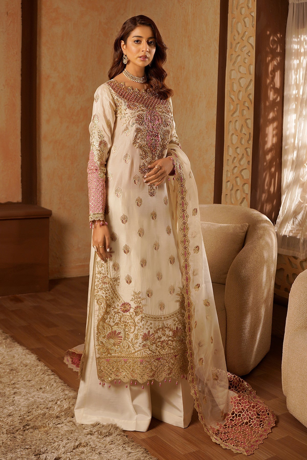 Maryams | Bekhudi Formals | Gulnaar B-2001 - Formal Dress - available at Maria Faisal in UK and USA.