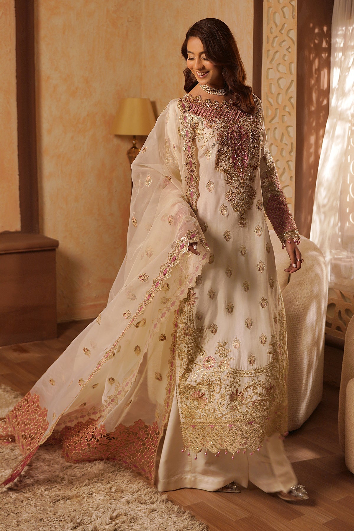 Maryams | Bekhudi Formals | Gulnaar B-2001 - Formal Dress - available at Maria Faisal in UK and USA.