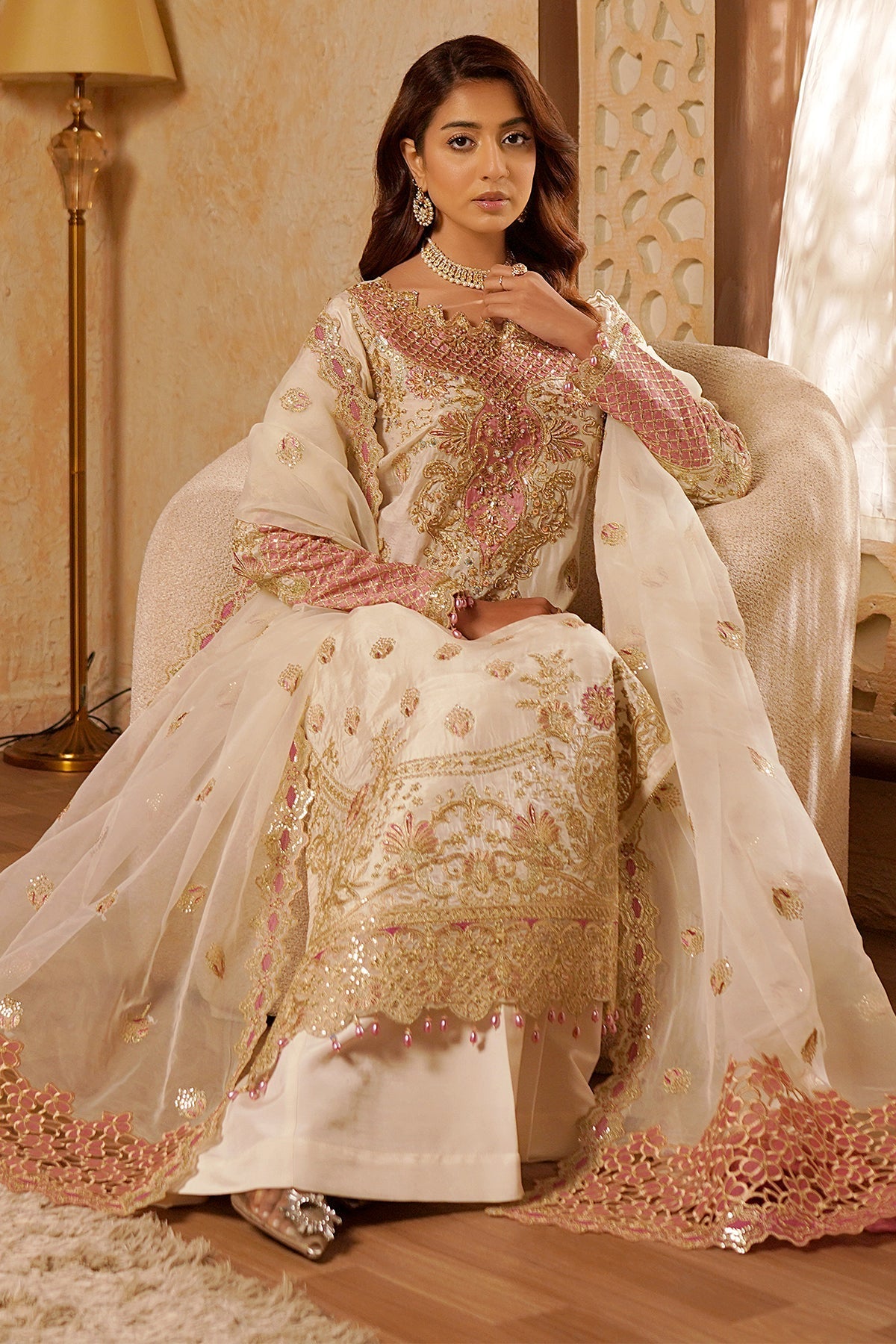 Maryams | Bekhudi Formals | Gulnaar B-2001 - Formal Dress - available at Maria Faisal in UK and USA.