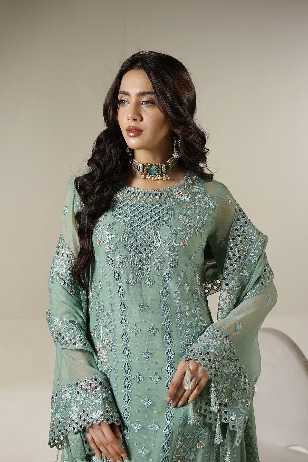 Maryams | Aarzu Formals | A-12008 - Formal Dress - available at Maria Faisal in UK and USA.