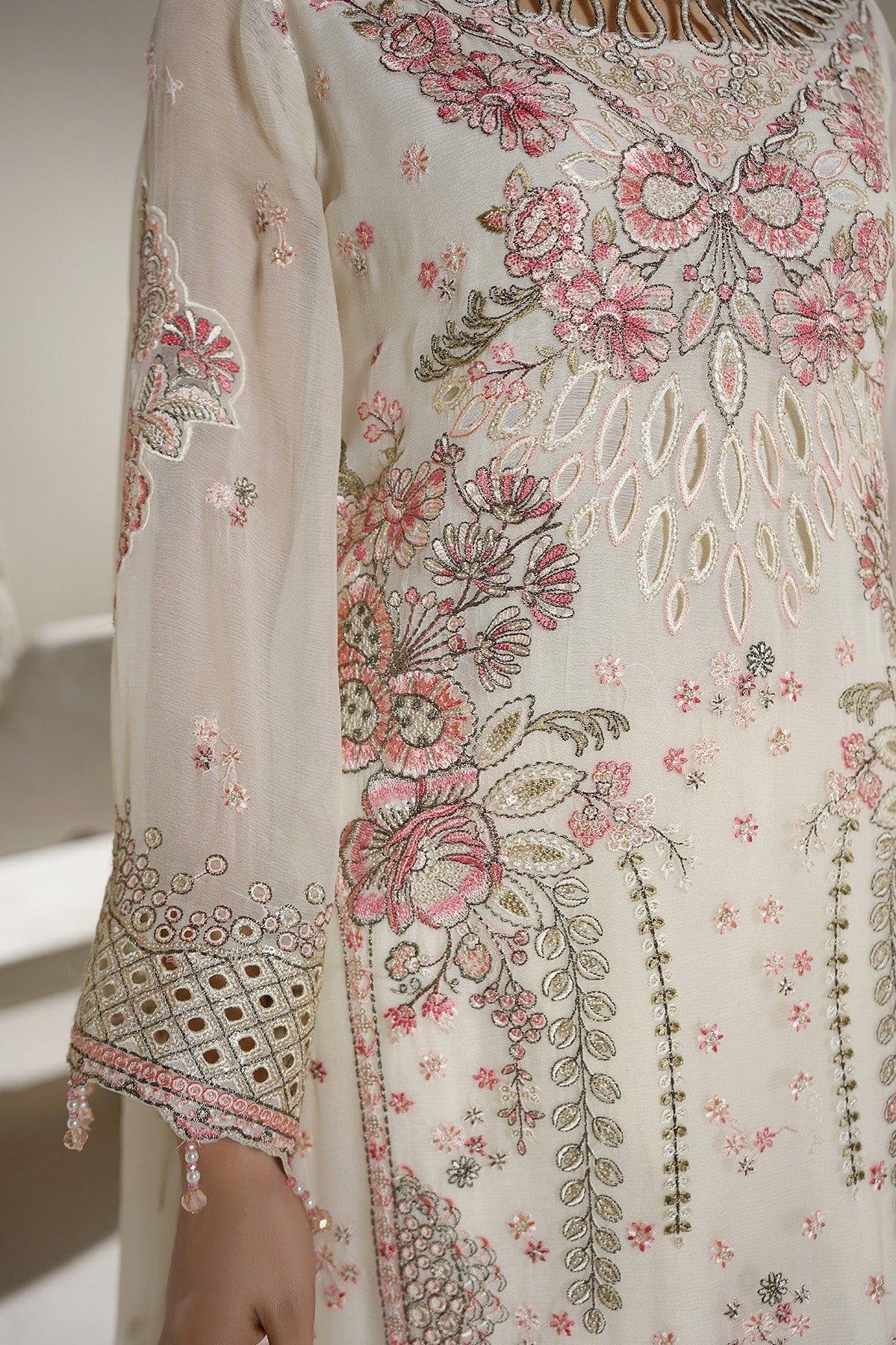 Maryams | Aarzu Formals | A-12006 - Formal Dress - available at Maria Faisal in UK and USA.