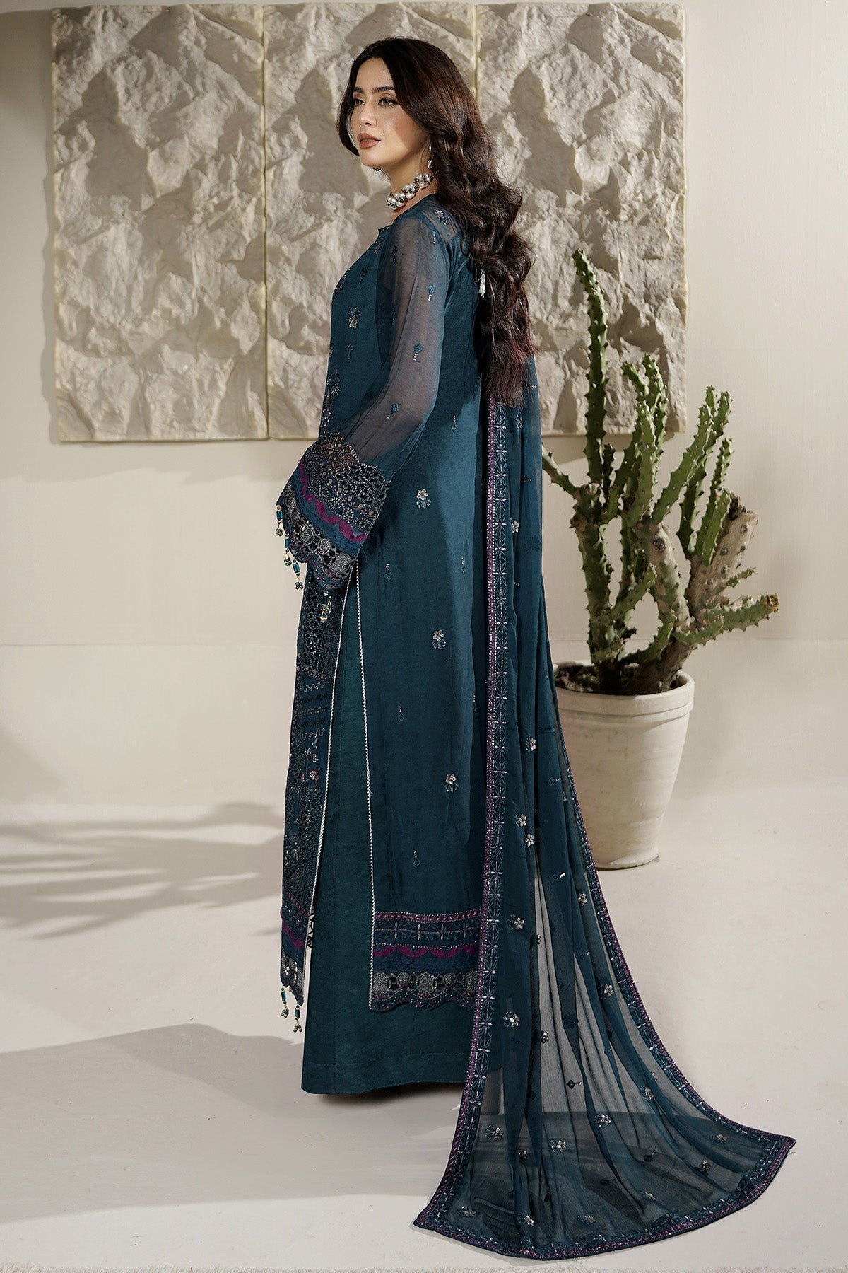 Maryams | Aarzu Formals | A-12003 - Formal Dress - available at Maria Faisal in UK and USA.