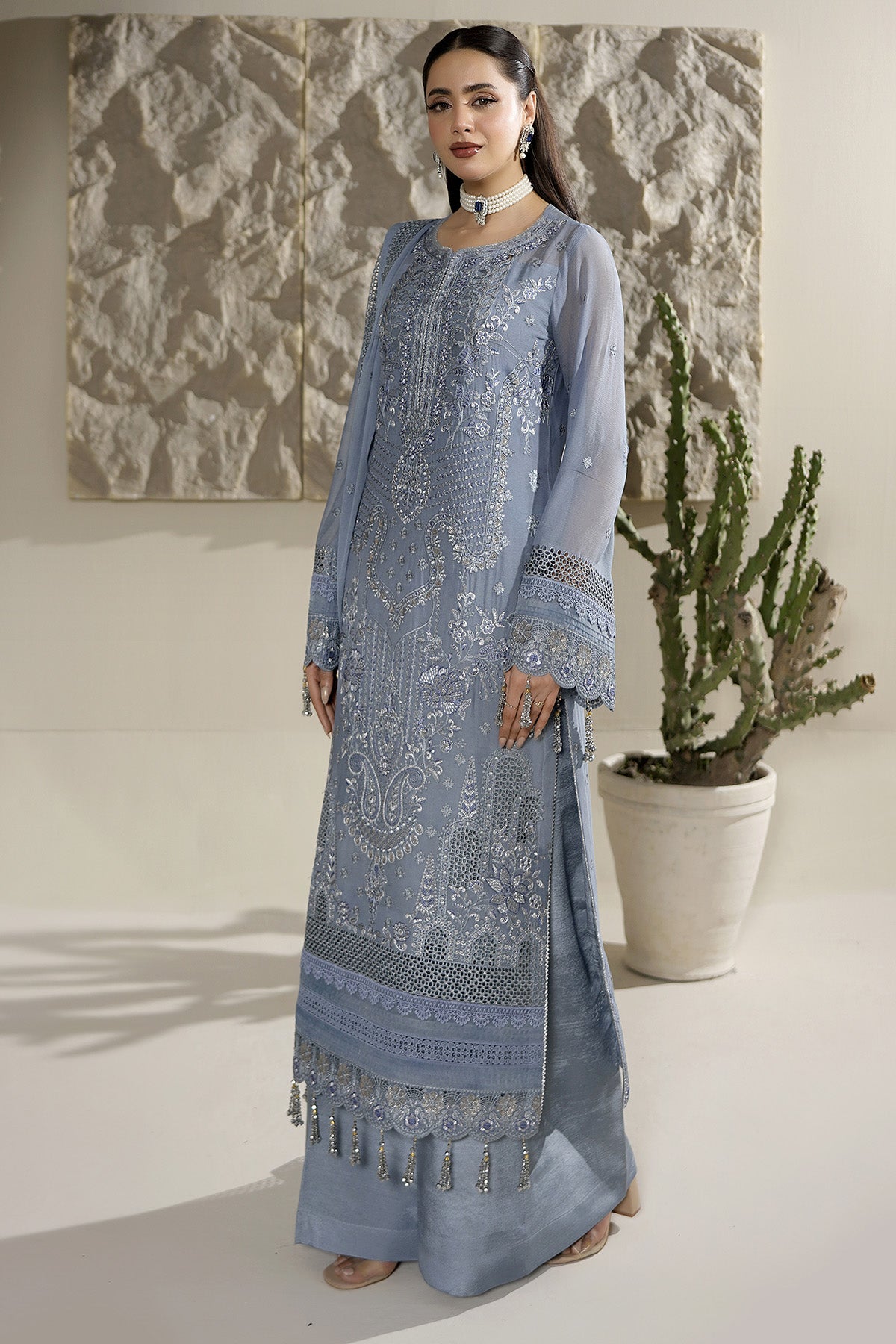 Maryams | Aarzu Formals | A-12005 - Formal Dress - available at Maria Faisal in UK and USA.