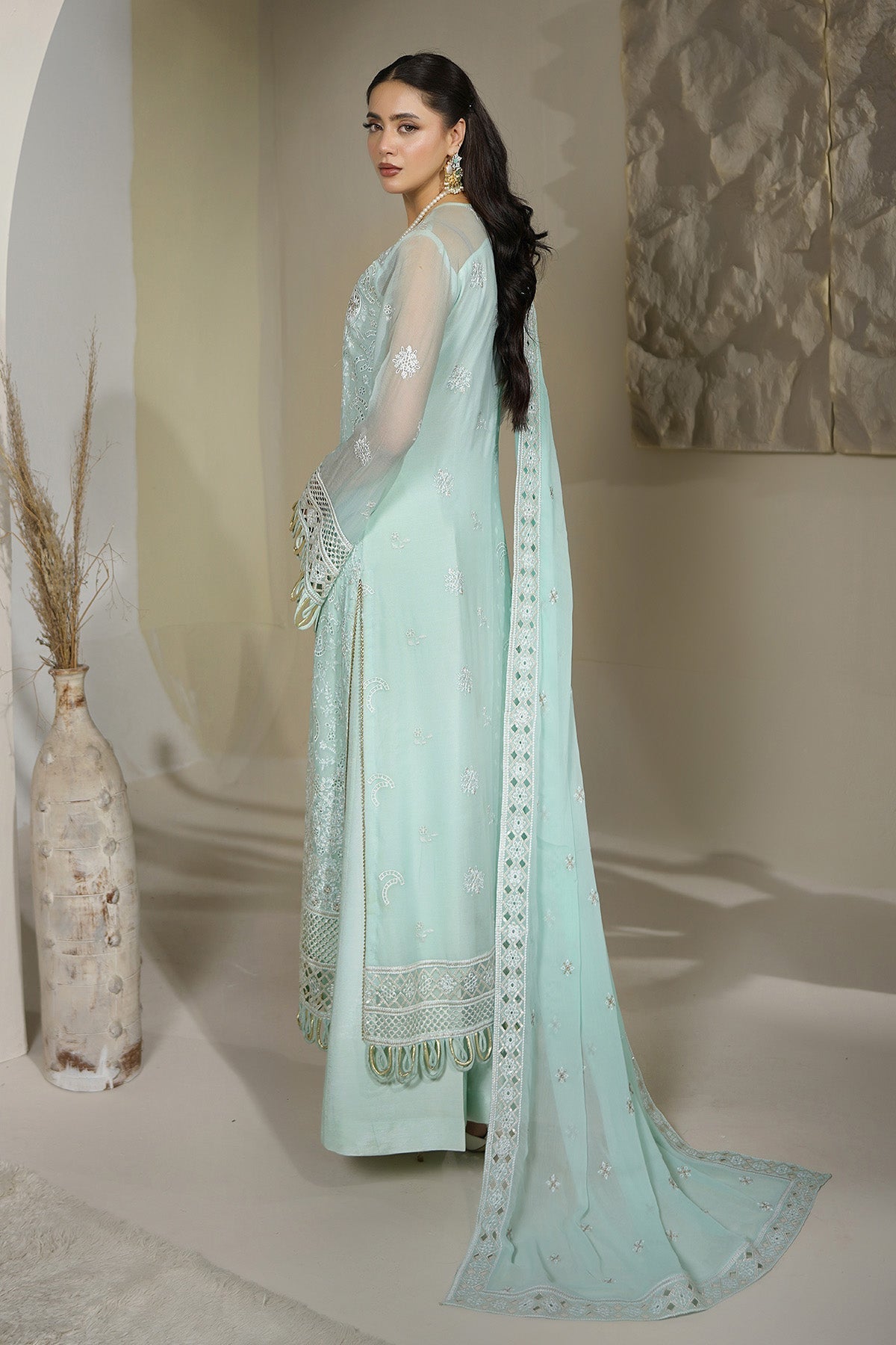 Maryams | Aarzu Formals | A-12002 - Formal Dress - available at Maria Faisal in UK and USA.