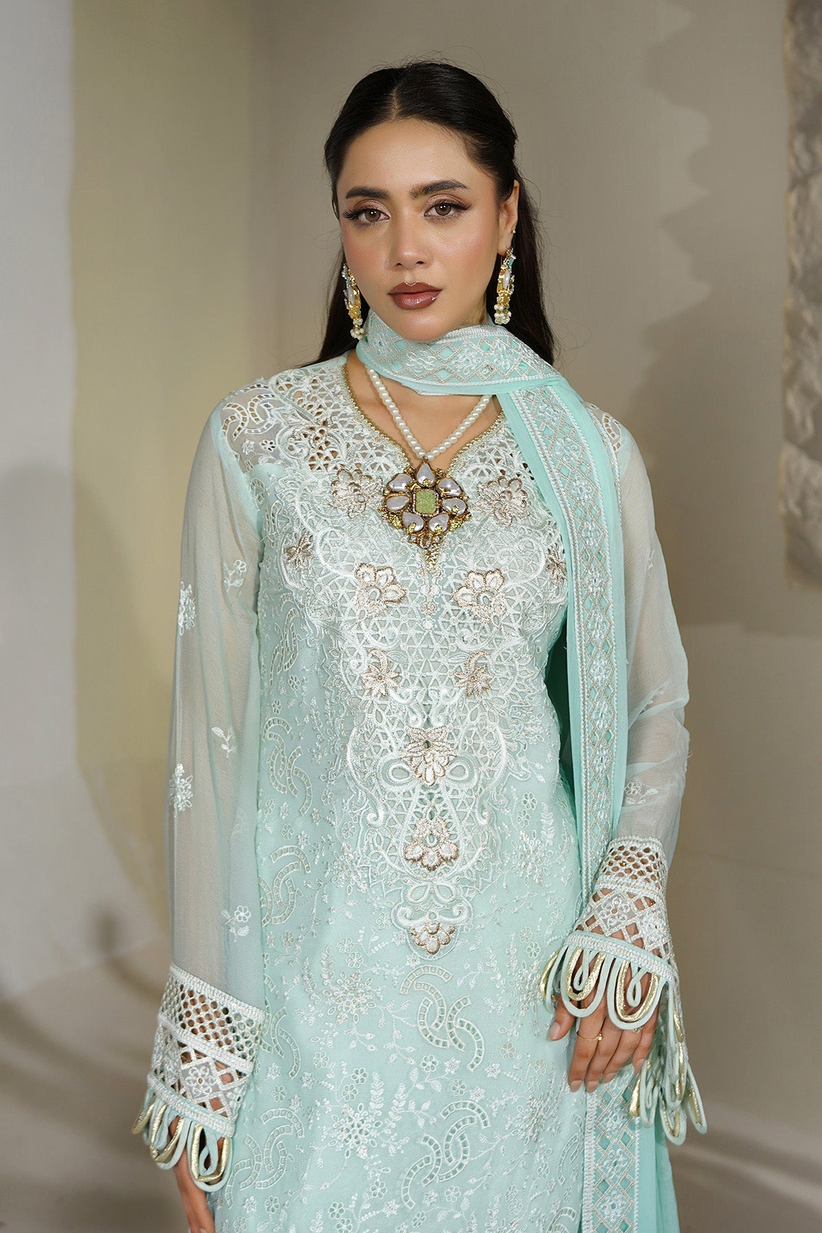 Maryams | Aarzu Formals | A-12002 - Formal Dress - available at Maria Faisal in UK and USA.