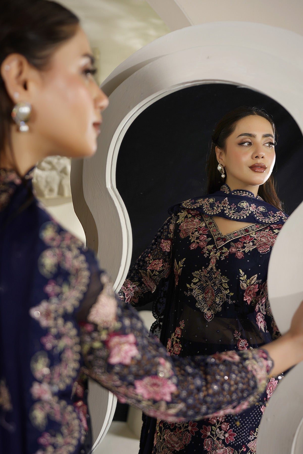Maryams | Aarzu Formals | A-12007 - Formal Dress - available at Maria Faisal in UK and USA.