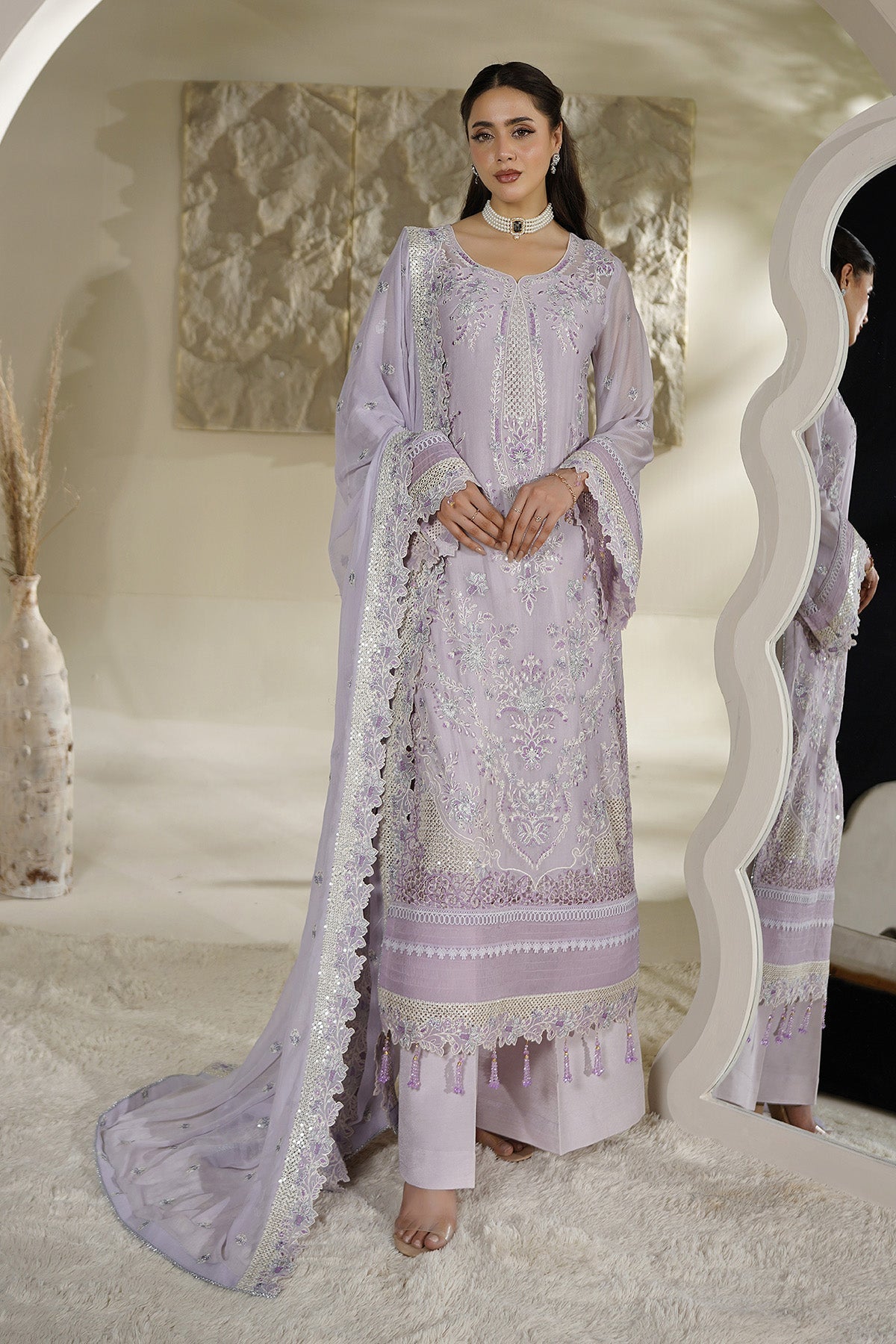 Maryams | Aarzu Formals | A-12004 - Formal Dress - available at Maria Faisal in UK and USA.