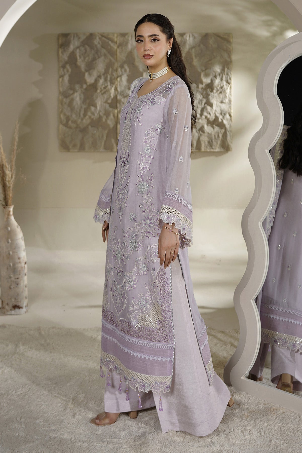 Maryams | Aarzu Formals | A-12004 - Formal Dress - available at Maria Faisal in UK and USA.