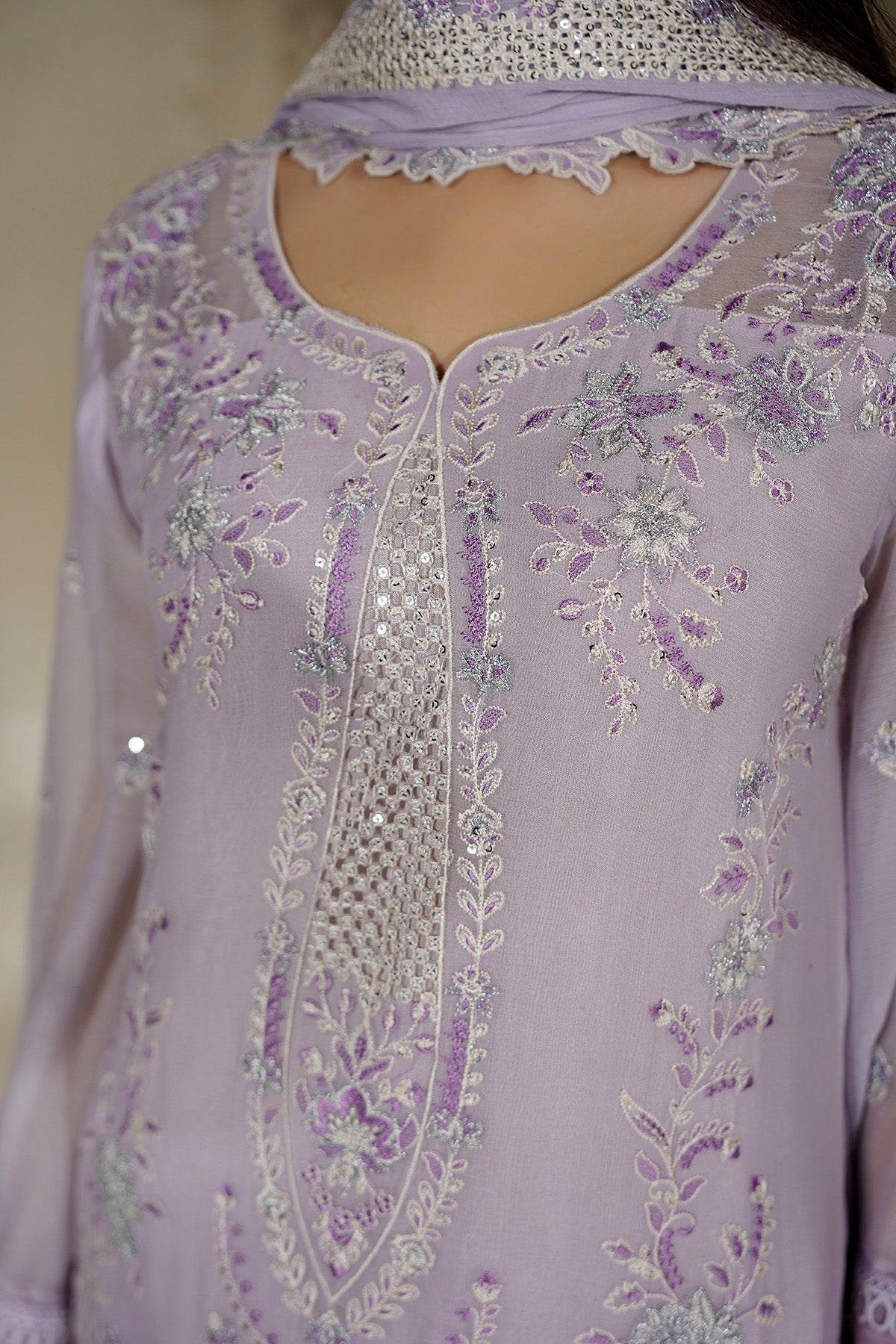 Maryams | Aarzu Formals | A-12004 - Formal Dress - available at Maria Faisal in UK and USA.