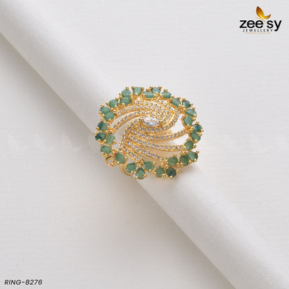 Rhinestone Ring-8276 - Rings 