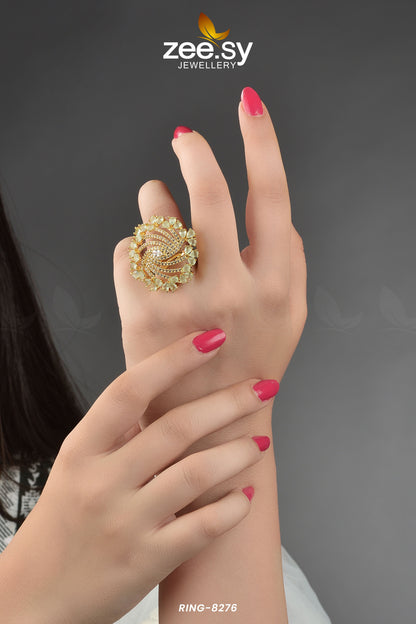 Rhinestone Ring-8276 - Rings 