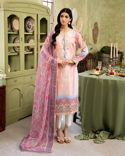 Roheenaz | Flora Printed Lawn | Amara - Ladies Clothes 
