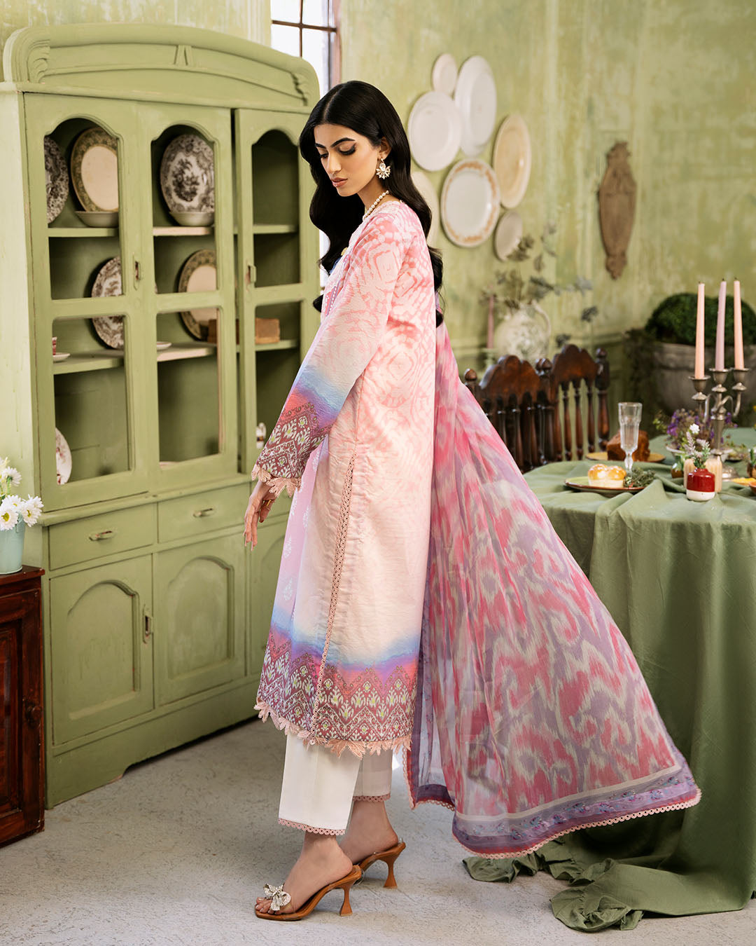 Roheenaz | Flora Printed Lawn | Amara