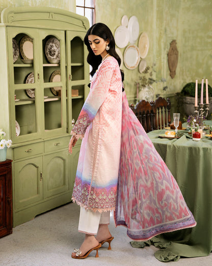 Roheenaz | Flora Printed Lawn | Amara - Ladies Clothes 