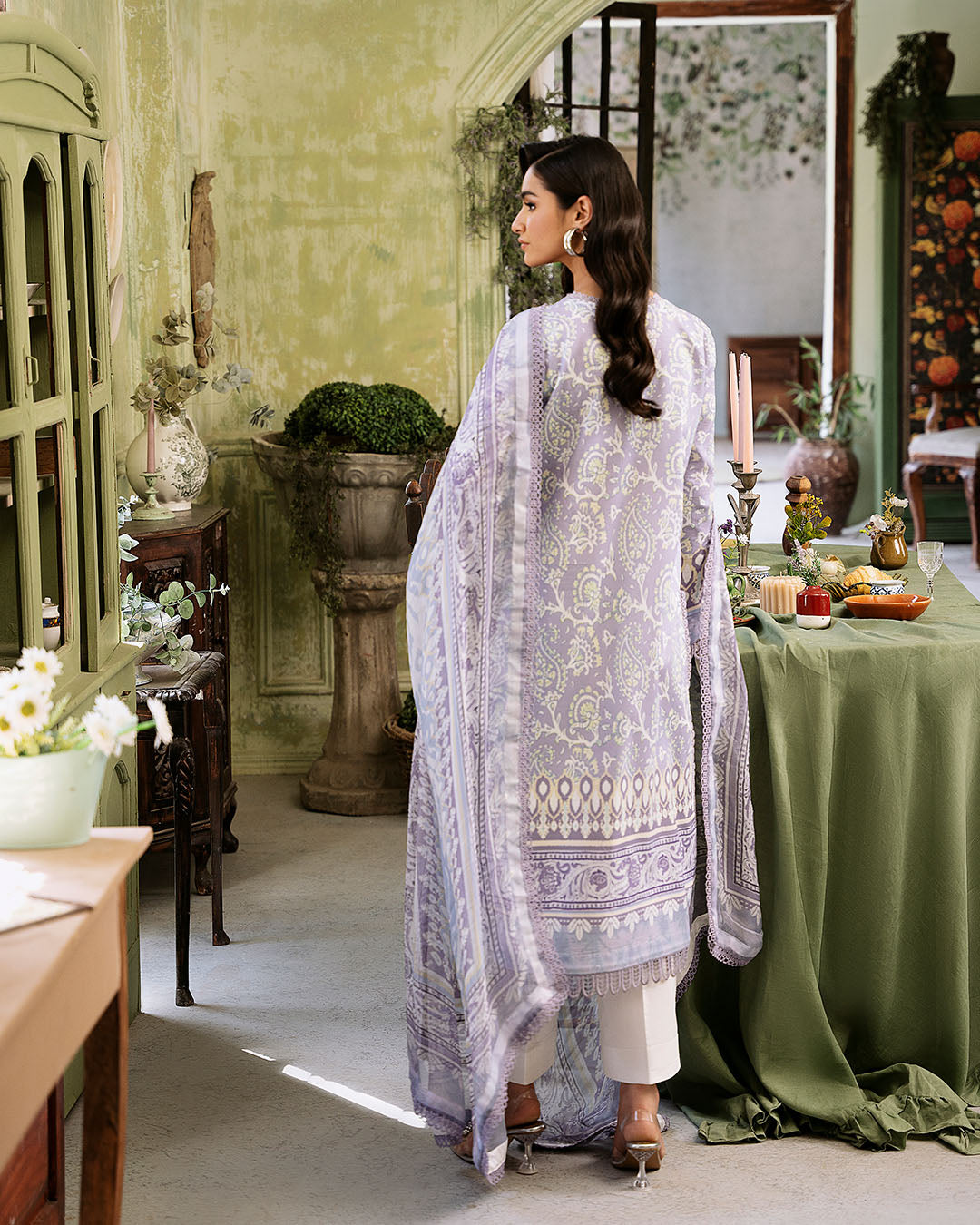 Roheenaz | Flora Printed Lawn | Lumina