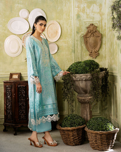 Roheenaz | Flora Printed Lawn | Mirage - Ladies Clothes 