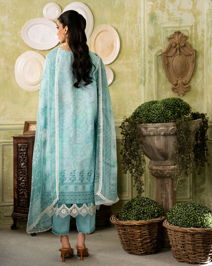 Roheenaz | Flora Printed Lawn | Mirage - Ladies Clothes 